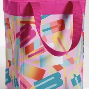 Thirty-One Small Essential Storage Tote - Popsicle Party- NWT